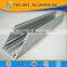 Aluminium 6063 6061 alloy aluminium guide rail/ aluminium sliding door guide rail profiles /low price linear guide rail UK