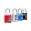 Travel Suitcase Luggage Security Password Lock 3 Digit Combination door Lock cable lock Mini safety Padlock