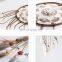 Free Shipping Online Macrame White Hanging Feather Wall Deco Bead Easy Craft Wholesale Home Decor Dream Catchers