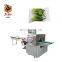 The hot selling products factory go down the pillow packing machine vegetable pillow packing machine servo control feeding
