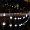 Outdoor Solar Waterproof Crystal Ball Solar String Lights 8 Modes Holiday Decoration Led String Lights Outdoor