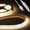 USB Waterproof Flexible COB Led Strip Light kit DC5V 320leds/m No dark spots COB led light strip
