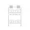 Shower Caddy Shelf with Adhesives Wall Mounted Rustproof Bathroom Organizer Basket No Drilling Storage Rack
