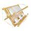 Foldable Bamboo Dish Drying Rack Collapsible Kitchen Plate Rack