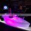 LED ice tray  bar funiture decoration for club restaurant led beer serving tray