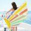 Luxury Designer Manufacturer Yellow Stripe Soft Black Hawaii Wholesale Custom Mermaid Logo White Beach Towels