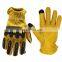 High Quality TPR Cut Resistant Level 3 Work Safety Touch Screen Impact Cow Welding Leather Woking Gloves