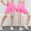 Top Selling Custom Logo Gym Fitness Naked Feeling High Stretch One Size Peach Hip Biker Shorts Women Sport Training Workout Wear