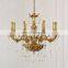 Hotel Decoration Living Room Luxury Pendant Light Modern French Brass Gold Chandelier