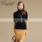 100% Cashmere Preppy Style Turtleneck Sweater Women Slim Fit Half Sleeves Solid Pattern Knitted Winter OEM Service Available