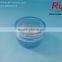 15/30/50g round light blue acrylic facial cream jars with silver circle, empty double layers acrylic cream container