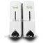 2*350ML Bathroom Double Hand Soap Dispenser/ABS Plastic Durable Manual Liquid Shampoo Shower Dispenser YK1051