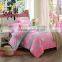 wholesale flocking 100%cotton reactive printed king size bedding set