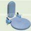 wall mounted folding shower seat in round shaped