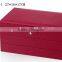 W1275R-4 Wholesale  Slope Style Cosmetic Storage Box Stackable Wooden Jewelry Display