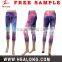 cheap wholesale sublimation printed colorful tight custom womens yoga pants fitness