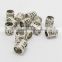 JS1132 Wholesale Filigree tibetan silver tube beads,tibetan silver jewelry making supplies