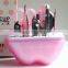 Wholesale Pink Apple 9 in 1 Nail arts Practical cosmetology Manicure and makeup tool set for Birthday Party Return Gifts