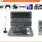 Super electronic shock resistance 7 inch lcd screen rechargable portable dvd player