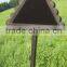 Vintage Gray Metal Framed Signs Function Small Handheld Chalkboard