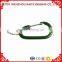 Green Aluminum Carabiner Snap Hook With Hole and keyring ,Aluminum Spring Hook ,Handbag Aluminum Hook In Rigging Manufacturer