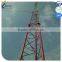 3-leg Guyed Mast communication tower for radio cell phone