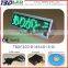 LED SINGLE desk message board /led moving message sign/led moving message sign board