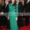 Angelina Joile Green Sequined Long Sleeves Party Dress Red Carpet Dresses at Golden Globe TPD224