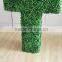 Landscaping artificial different shape of boxwood grass wall