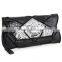 Fashionable ladies gorgeous crocodile skin pu evening clutch bag