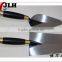 Bricklaying trowel with wooden handle