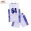 Wholesales professional custom plain white basketball jersey