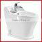 Bathroom accessories economic deck mounted polished small standing bidet faucets T8362