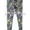 Santic Women sport pant OEM service all over print with high waist
