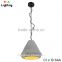 Concrete mini pendant lights moroccan hanging lamp for bedroom decoration