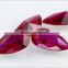 factory wholesale machine cut colored 3# ruby gem hot gemstone