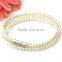 Lady Girl's Exquisite Faux Pearl Glass Beads Bracelet Bride Wedding Jewelry