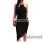 Latest designs Navy 2pcs Plus Size Lace Wrap girls sexy night dress photos