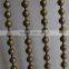 China Supplier Rainbow Colored Stainless Steel Beaded Curtain