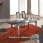 L806B home furniture 8 seater extending glass dining table