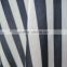 stretch polyester spandex black and white stripe fabric