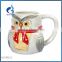 bulk ceramic mouse shape christmas coffee mugs wholesale