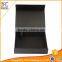 black flat pack square hat box for flower