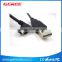 Mini USB male to USB male SYNC data cable features
