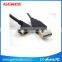 Mini USB B Male Left Angle To USB Male