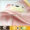 100%Polyester Cute Printing Baby Bath Towel Coral Flecce Baby Hooded Beach Towel 75X75CM Baby Bath Blanket