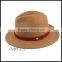 beige Wool Felt Panama hat 100% wool felt hat wholesale