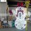 Cute large snowman decorations in big size with nice design christmas snowman outdoor decorations