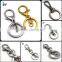 high-end fashion metal snap hook keychain