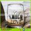 Eco-friendly recyclable painted colorful glass glass votive candle holder for wedding